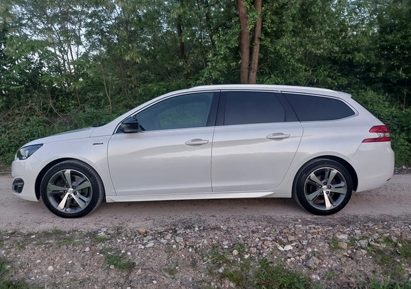 Peugeot 308 cena 45000 przebieg: 203000, rok produkcji 2015 z Poręba małe 596